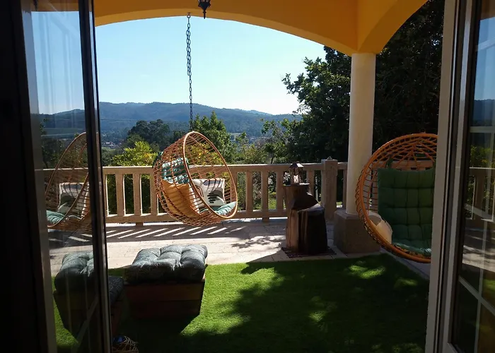 Casa Quercus Galicia, A 17 Minutos De Santiago! Semesterbostad